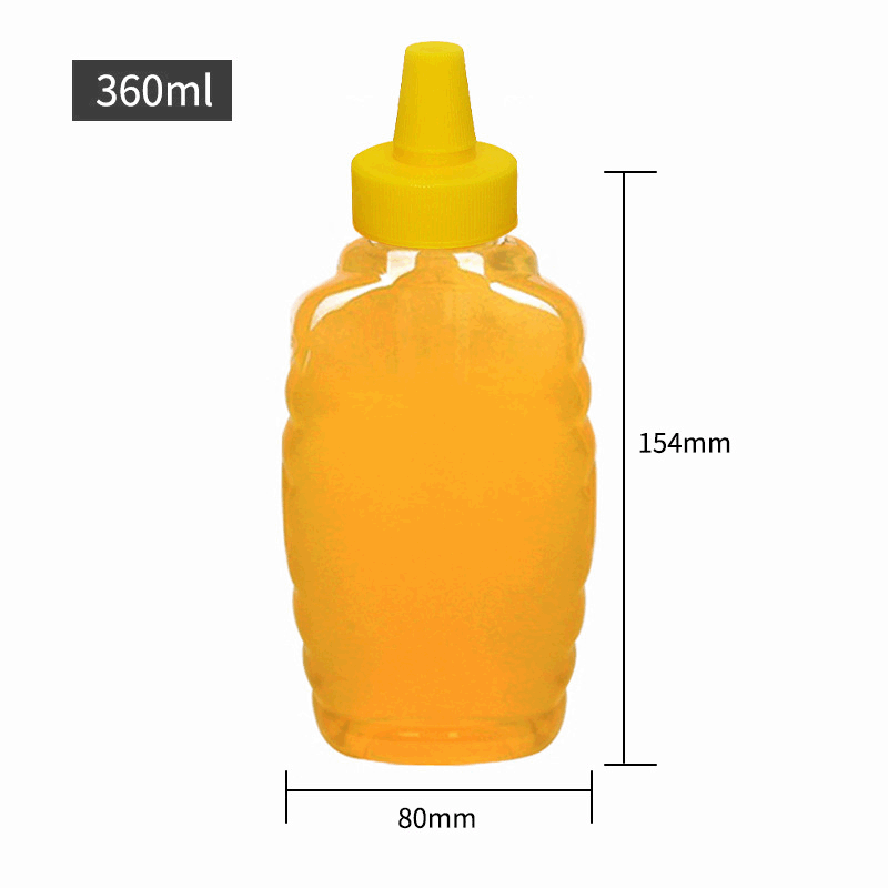 Plastic honey bottle 360ml C