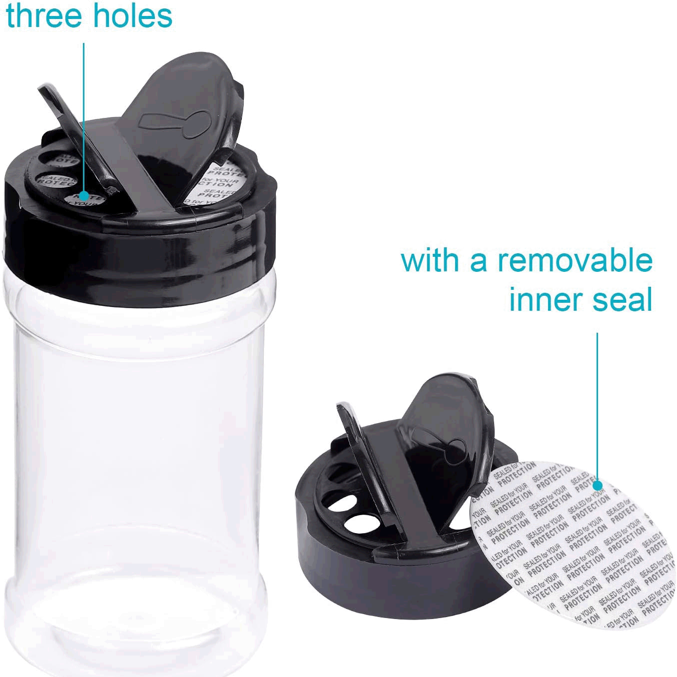 Plastic Spice Shaker 6 OZ